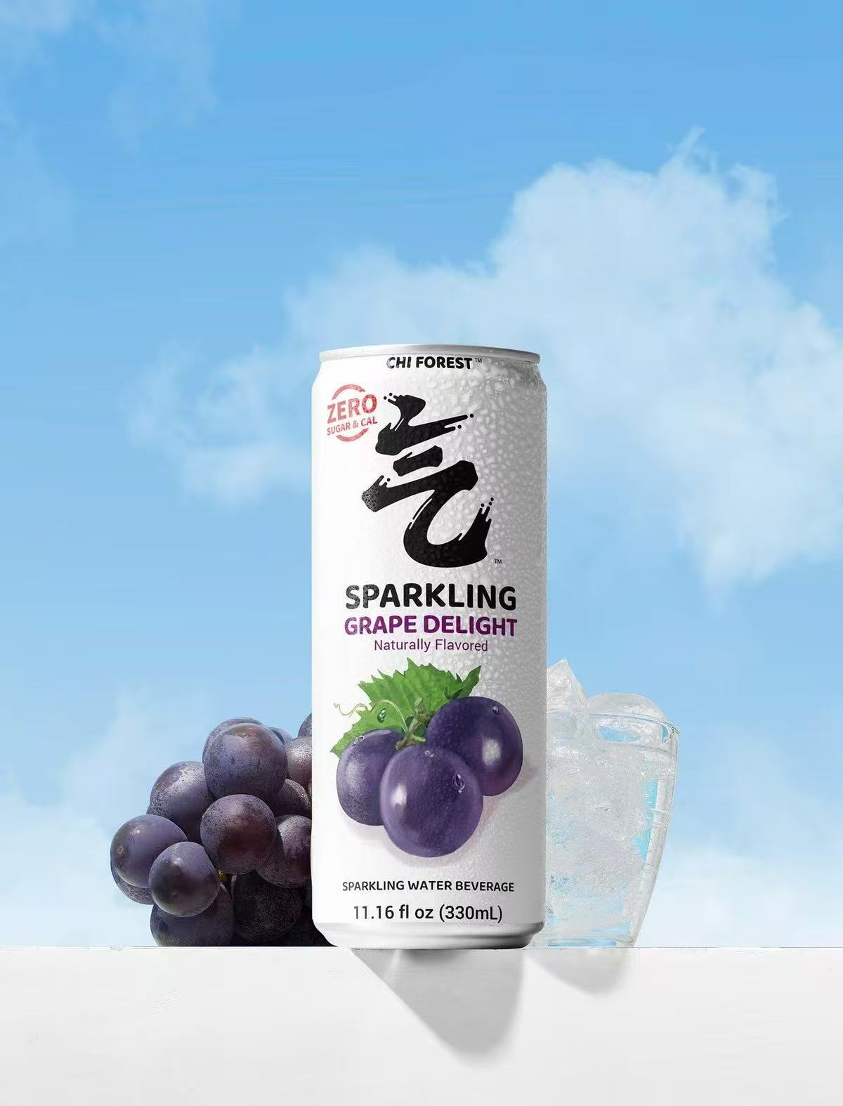 Traube Sparkling Water – 0 Zucker, 0 Kalorien – Vollmundig & Erfrischend